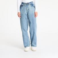 Jeansy Urban Classics Ladies High Waist 90'SWide Leg Denim Pants Blue - Dydis W29 (TB4524 blue Kelnės)