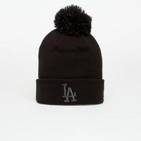 New Era Knit Medium Wmns MLB Metallic Bobble Beanie Los Angeles Dodgers Black (60691350 Kitos kepurės)