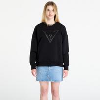 GUESS Ls Triangle Glitter Sweatshirt Black - Dydis L (W5BQ11KC8I1-JBLK Džemperiai)