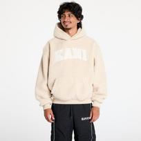 Karl Kani Serif Teddy Hoodie Light Sand - Dydis S (60210118 Džemperiai)