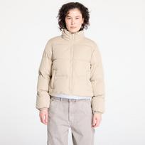 Urban Classics Ladies Short Peached Puffer Jacket Wet Sand - Dydis XL (TB4759-04732 Striukės)