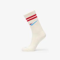 Nike Everyday Plus Force Cushioned Crew Socks Sail/ University Red/ University Blue - Dydis XL (DQ9165-134 Kojinės)
