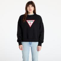 Guess Jeans Oversized Iconic Sweatshirt Jet Black A996 - Dydis S (W4YQ00KC811-JBLK Džemperiai)