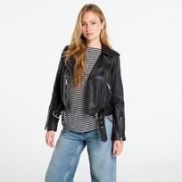 AllSaints Balfern Leather Biker Jacket Black - Dydis 10 (W084LB-5 Striukės)