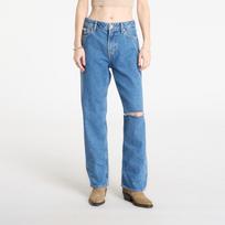 Jeansy Calvin Klein Jeans Eu 90S Straight Short Jeans Blue - Dydis 26 (LV047E609G VLC Short Kelnės)