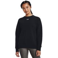 Under Armour Rival Fleece Crew Black/ White - Dydis XS (1379508-001 Džemperiai)