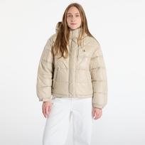 Calvin Klein Jeans Shine Puffer Jacket Brown - Dydis L (LV047D505G NSU Striukės)