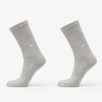 Nike Everyday Cushioned Crew Socks 2-Pack Dark Grey Heather/ White - Dydis XL (FZ3073-063 Kojinės)