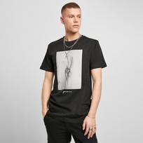 Urban Classics Peace Sign Tee Black - Dydis S (MT1501-00007 Marškinėliai)