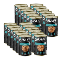 RAFI Cat Gabalėliai su žuvimi padaže – skardinė 24x415 g