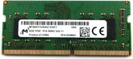 Micron 8GB DDR4-2666 SODIMM (MTA8ATF1G64HZ-2G6E1) (Refurbished) (Atnaujinta)