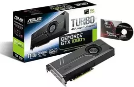 Vaizdo plokštė Asus GeForce GTX 1080 Ti Turbo Edition TURBO-GTX1080TI-11G, 11GB, GDDR5X (Atnaujinta) (Atnaujinta)
