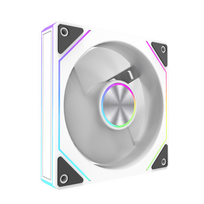 Darkflash F12 LINE Hydro Bearing Ventiliatorius - Baltas