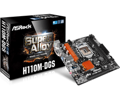 Pagrindinė plokštė ASROCK H110M-DGS (Atnaujinta) (Atnaujinta)