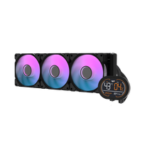 Darkflash DH360D Procesoriaus (CPU) Vandens Aušintuvas Su LCD - Juodas