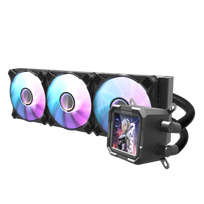 Darkflash DV360S Procesoriaus (CPU) Vandens Aušintuvas Su LCD - Juodas