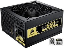Maitinimo Šaltinis Corsair TX 650w CMPSU-650TX. 650Watt 80 Plus