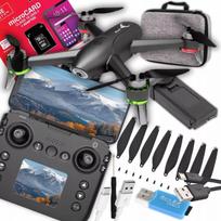 Dronas su HD kamera mini combo fly more LCD kontroleris pro wifi 20 min skrydis hdr