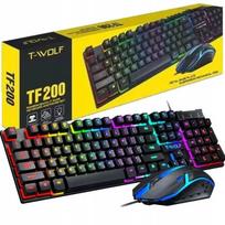 Apšviečiama žaidimų klaviatūra žaidėjams + LED RGB pelė