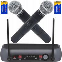 2x BELAIDŽIŲ MIKROFONŲ RINKINYS SU IMTUVU – KARAOKE IR VOKALUI, 50M VEIKIMO NUOTOLIS