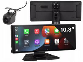 Automobilinis radijas daugialypės terpės stotis monitorius CarPlay kamera Android Auto