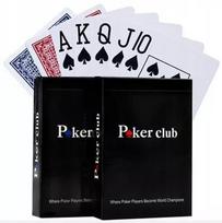 2 kaladės klasikinių plastikinių vandeniui atsparių pokerio kortų, tvirtos, su dideliais indeksais