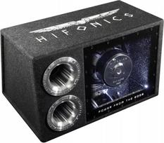 HiFonics ATL12BPS žemų dažnių garsiakalbis su dėže, bandpass subvuferis, galingi žemi dažniai 500W RMS