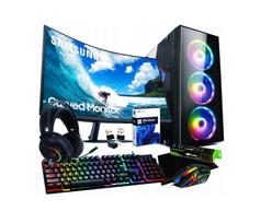 Žaidimų kompiuterio rinkinys – Ryzen 5, Radeon RX VEGA, 16GB RAM, 1 TB SSD, 24″ LED monitorius, Windows 11