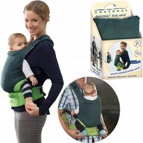 Vaikiška nešioklė - skarelės Amazonas Smart Carrier Ultra-Light žalios, iki 15kg