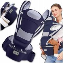 Kūdikių nešioklė, ergonomiška klubinė, sėdynė tinka vaikams iki 25KG, mėlyna spalva