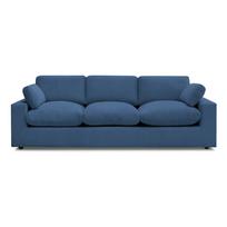 Mėlynos spalvos sofa iš kordinio velveto 250 cm Belair – Bobochic Paris