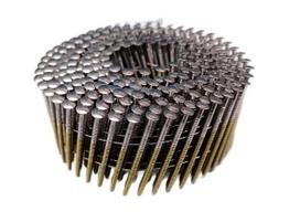 Vinys būgnuose 16° nerūdijantis plienas, pusapvalia galva, rifliuotos (2.5 x 60 mm) MCE2560ARSS-COIL-4.2k