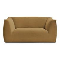 Garstyčių spalvos sofa iš kordinio velveto 170 cm Giorgia – Bobochic Paris