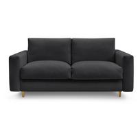 Juodos spalvos sofa miegojimui/sulankstoma 200 cm Cocoone – Bobochic Paris