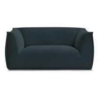Tamsiai mėlynos spalvos sofa iš kordinio velveto 170 cm Giorgia – Bobochic Paris