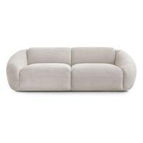Smėlio spalvos sofa iš kordinio velveto 250 cm Tina – Bobochic Paris