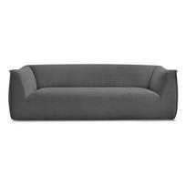Tamsiai pilkos spalvos sofa iš kordinio velveto 242 cm Giorgia – Bobochic Paris