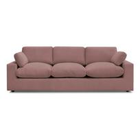 Rožinės spalvos sofa iš kordinio velveto 250 cm Belair – Bobochic Paris