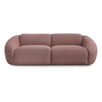 Rožinės spalvos sofa iš kordinio velveto 250 cm Tina – Bobochic Paris
