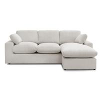 Smėlio spalvos kampinė sofa iš kordinio velveto Belair – Bobochic Paris