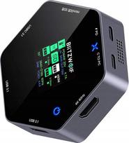 Stacja/replikator Blitzwolf Stacja dokująca 8w1 Blitzwolf BW-TH16 USB 100W LCD Smart Display USB-C 3.1, 2xUSB-A 3.1, USB-C PD 100W, HDMI 4K60hz, TF/SD 3.0, HD 4K@60hz | BW-TH16 | 5906168439230