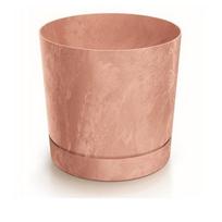 Vazonas Prosperplast Tubo P Beton Effect DPOP130E-R624, terakotos spalvos