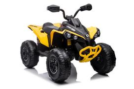 Elektrinis vaikiškas keturratis CAN AM Renegade geltonas LEAN CARS DK CA002 
