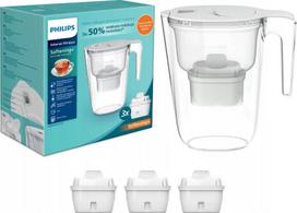 Philips AWP2943WHT3/58 + 3 filtry Micro X-Clean Softening+ biały | AWP2943WHT3/58 | 4895244605984