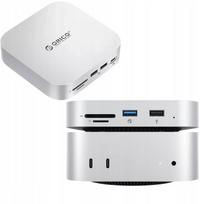 Orico MiniLink 9w1 USB-A USB-C RJ45 SD TF mini jack Silver | 6942227173249 | 6942227173249
