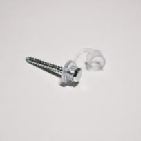 Tvirtinimo varžtai į medį, 6 x 50 mm su sandarinamąja poveržle ir kepurėle, 50 vnt