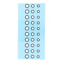 3 mm, 4 mm, 5 mm vidinio skersmens dulkėms atsparus lipdukas telefono kamerai
