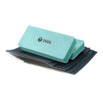 2UUL FM02 didelio grūdėtumo poliravimo rinkinys pincetams su poliravimo vata x 2 + švitrinis popierius x 20