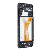 Ekranas su rėmu skirtas Samsung Galaxy A04s Juodas OEM