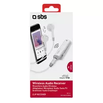 Bluetooth adapteris SBS TEBTRECEIVERW Wireless Receiver with Stereo Set - Gray